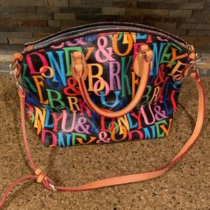 Dooney and Bourke Retro Graphica Domed Satchel